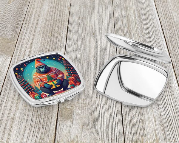 Gorilla Christmas Compact Mirror Online - Image 3