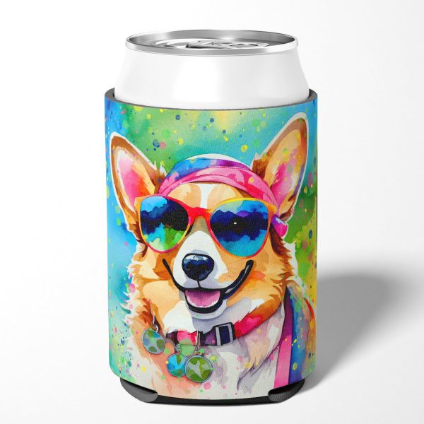 Corgi Hippie Dawg Can or Bottle Hugger Supply - Image 2