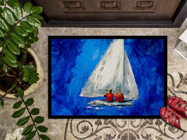 Twos Company Sailboat Doormat For Discount - Image 3