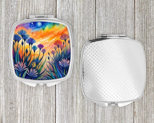 Colorful Agapanthus Compact Mirror Online now - Image 4