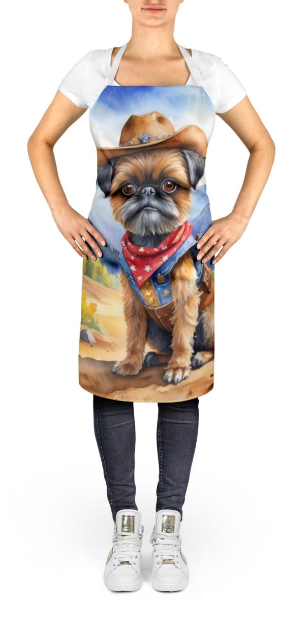 Brussels Griffon Cowboy Welcome Apron Sale - Image 2