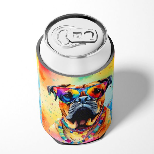 Bullmastiff Hippie Dawg Can or Bottle Hugger For Cheap - Image 4