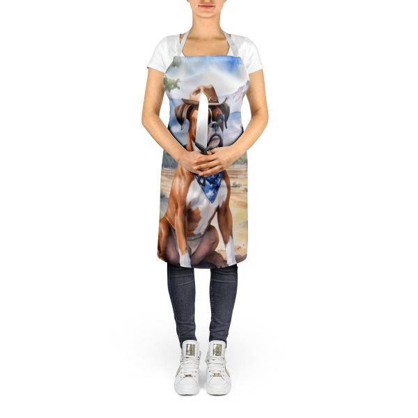 Boxer Cowboy Welcome Apron Sale - Image 5