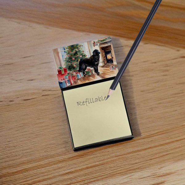 Flat-Coated Retriever Cozy Christmas Sticky Note Holder Online now - Image 2