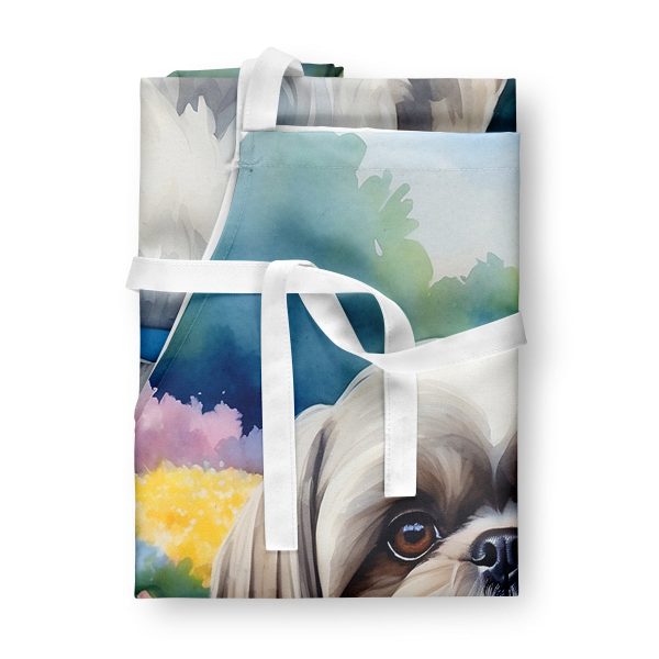 Shih Tzu Spring Path Apron Sale - Image 3