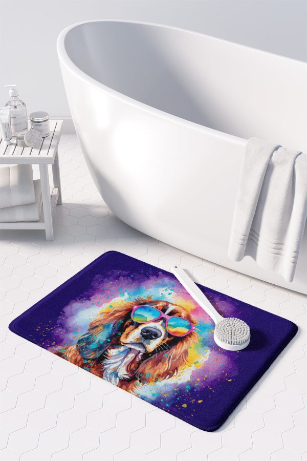 Cavalier Spaniel Hippie Dawg Memory Foam Kitchen Mat Online - Image 3