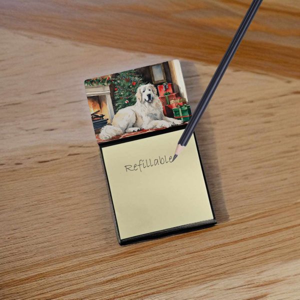 Great Pyrenees Cozy Christmas Sticky Note Holder For Discount - Image 2