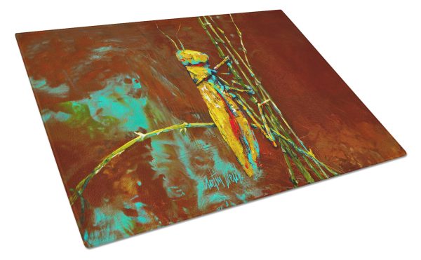 Stuck on Boo Grasshopper Glass Cutting Board Fashion