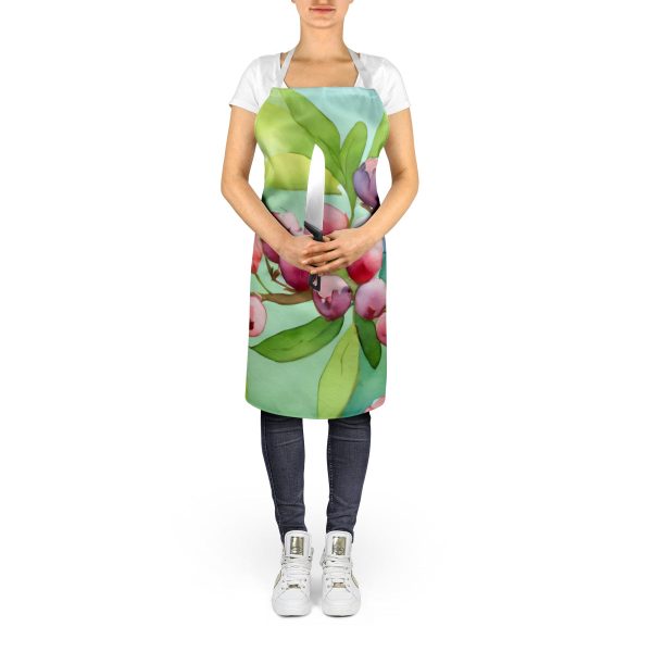 Connecticut Mountain Laurels in Watercolor Apron For Cheap - Image 5