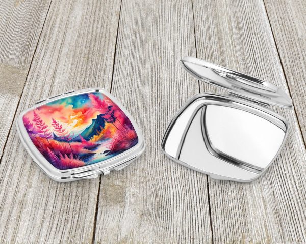 Colorful Astilbe Compact Mirror Hot on Sale - Image 3