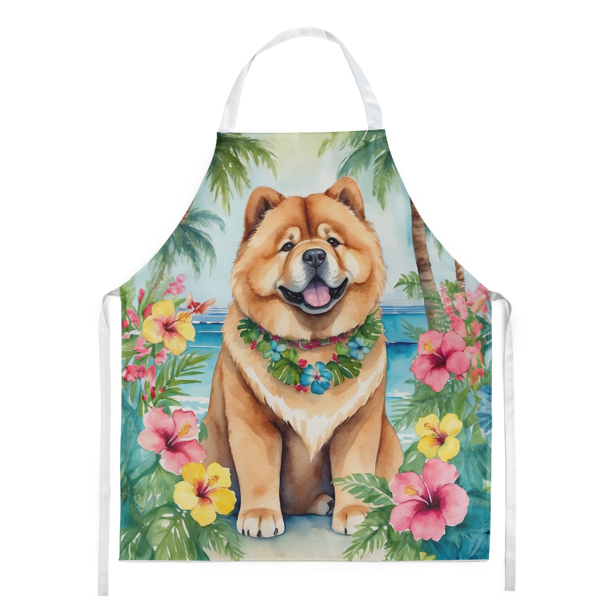 Chow Chow Luau Apron Hot on Sale