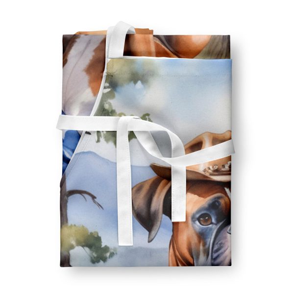 Boxer Cowboy Welcome Apron Sale - Image 3