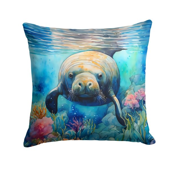 Manatee Throw Pillow For Cheap