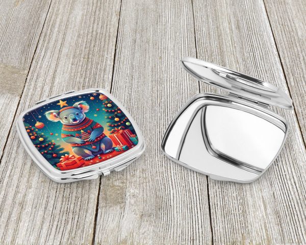 Koala Christmas Compact Mirror Hot on Sale - Image 3