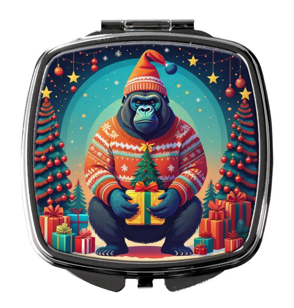 Gorilla Christmas Compact Mirror Online