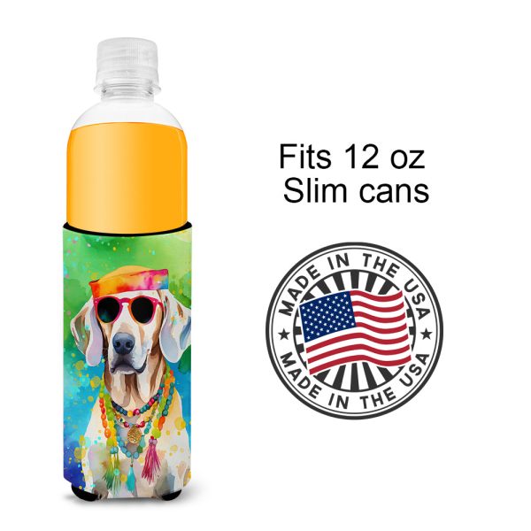 Weimaraner Hippie Dawg Hugger for Ultra Slim Cans For Discount - Image 4