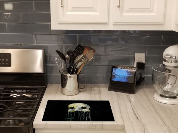 Mysterious Mask Glass Cutting Board on Sale - Image 2