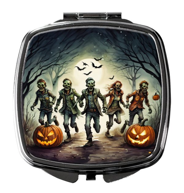 Zombies Spooky Halloween Compact Mirror Discount
