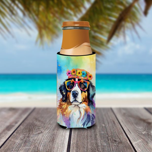 Bernese Mountain Dog Hippie Dawg Hugger for Ultra Slim Cans For Discount - Image 3