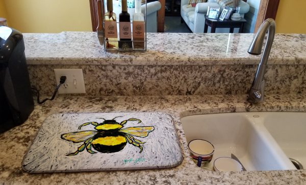 Buzzbee Bumblebee Dish Drying Mat Hot on Sale - Image 2