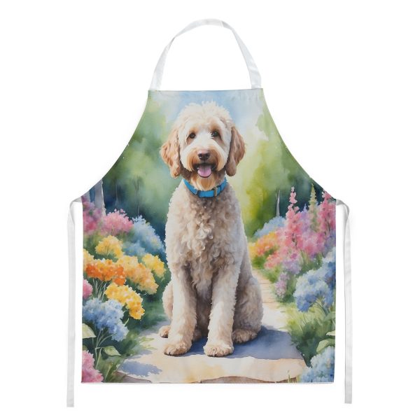 Labradoodle Spring Path Apron Cheap