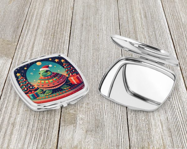 Turtle Christmas Compact Mirror Supply - Image 3