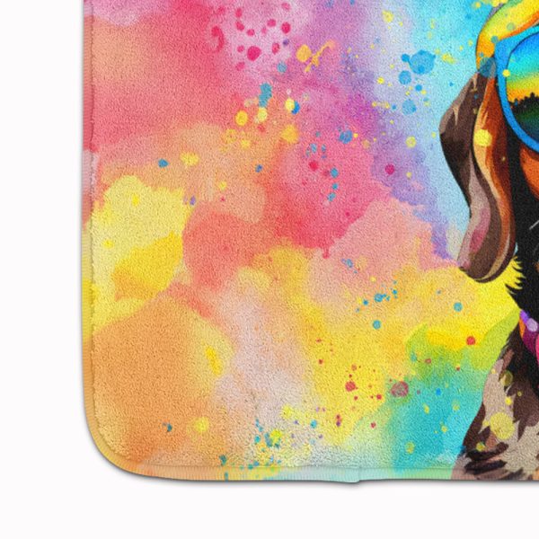 Dachshund Hippie Dawg Memory Foam Kitchen Mat Online - Image 4