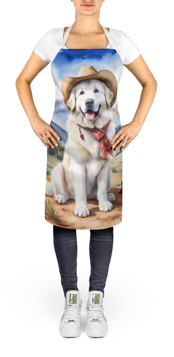 Great Pyrenees Cowboy Welcome Apron For Cheap - Image 2