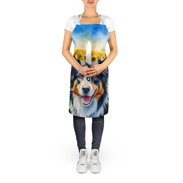 Border Collie in Sunflowers Apron For Discount - Image 5