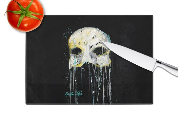 Mysterious Mask Glass Cutting Board on Sale - Image 4