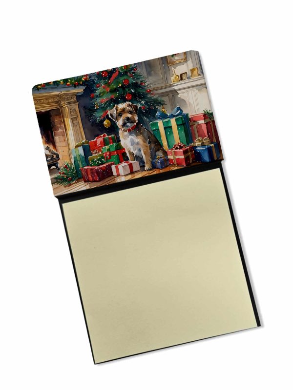 Border Terrier Cozy Christmas Sticky Note Holder Online Sale