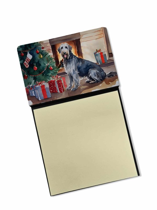 Irish Wolfhound Cozy Christmas Sticky Note Holder Online Sale