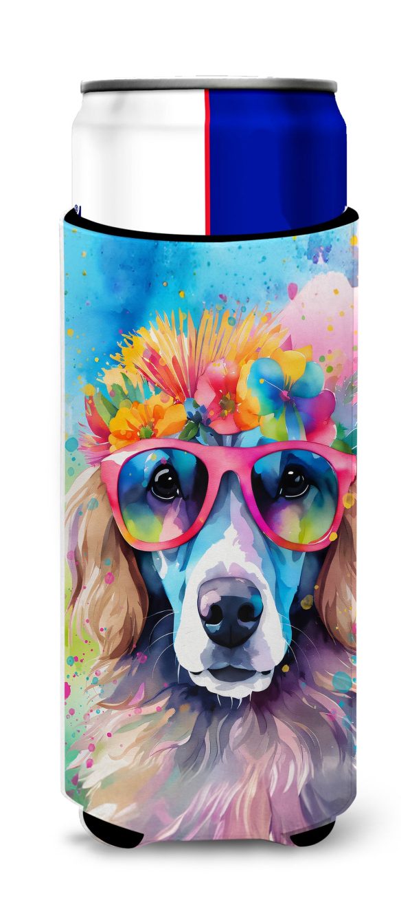Poodle Hippie Dawg Hugger for Ultra Slim Cans Sale