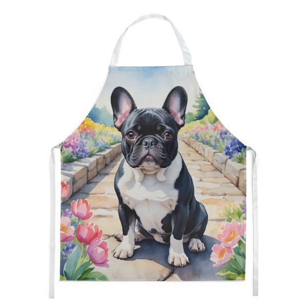 French Bulldog Spring Path Apron Online now