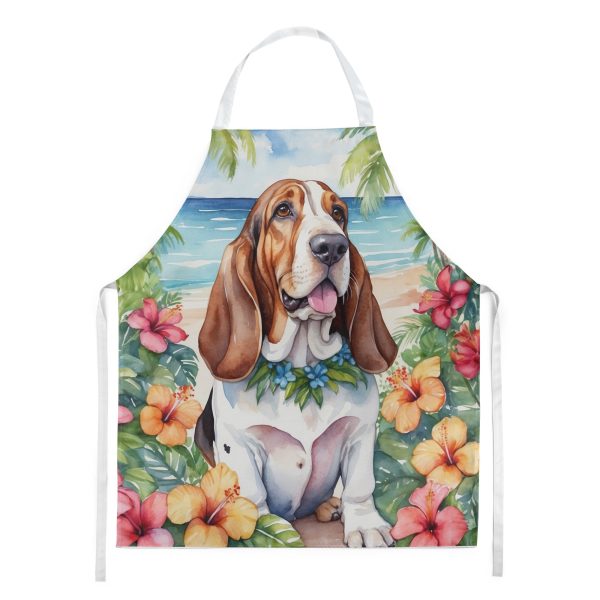 Basset Hound Luau Apron For Sale