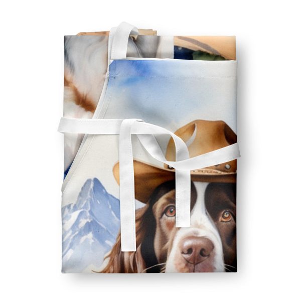 English Springer Spaniel Cowboy Welcome Apron on Sale - Image 3