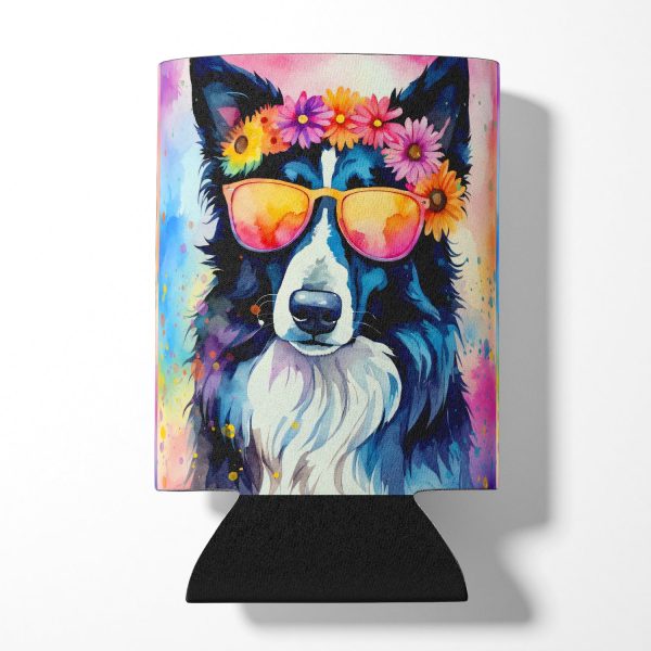 Border Collie Hippie Dawg Can or Bottle Hugger Online Hot Sale
