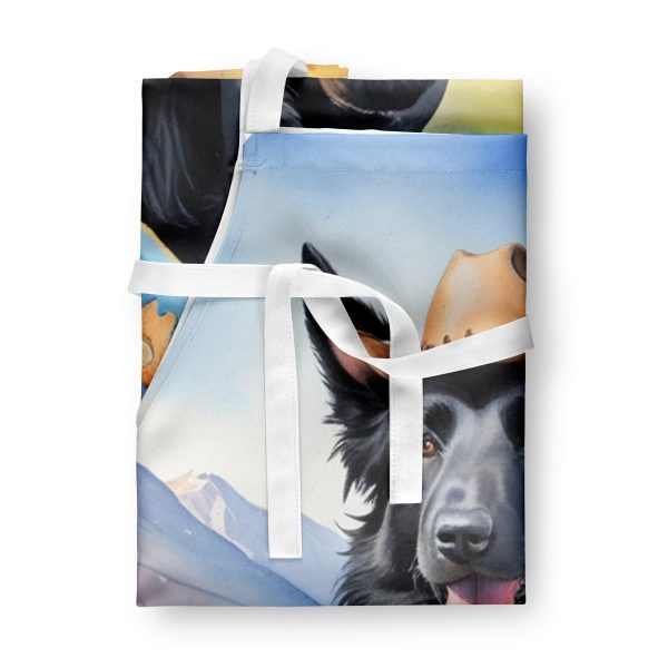 Belgian Sheepdog Cowboy Welcome Apron Fashion - Image 3