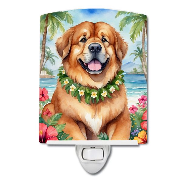 Tibetan Mastiff Luau Ceramic Night Light Sale