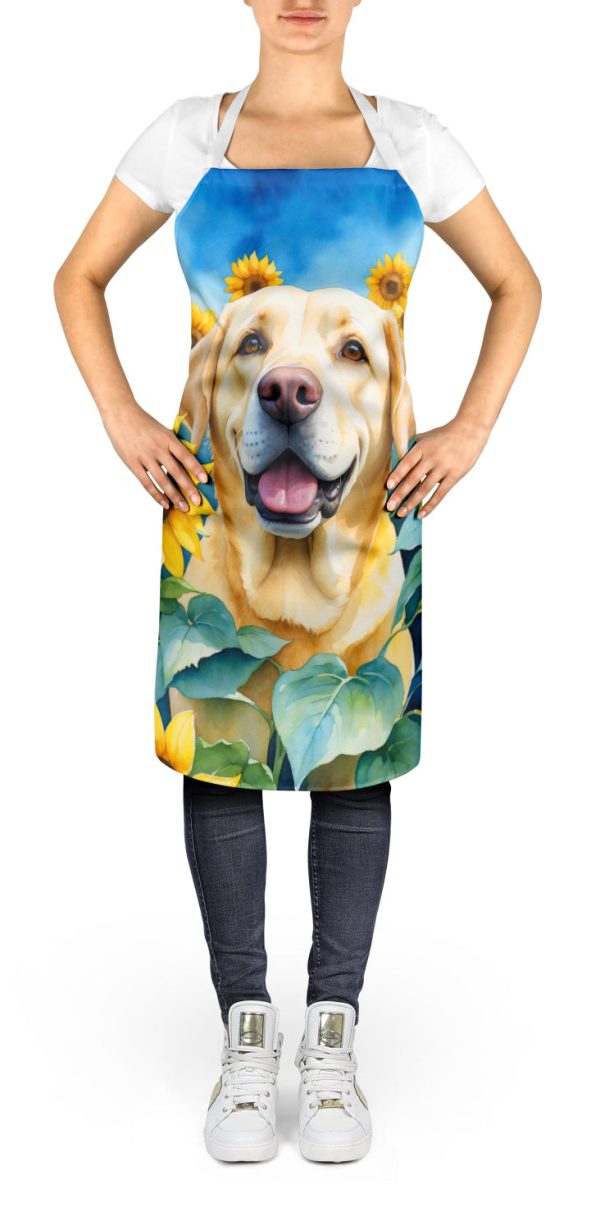 Labrador Retriever in Sunflowers Apron Discount - Image 2