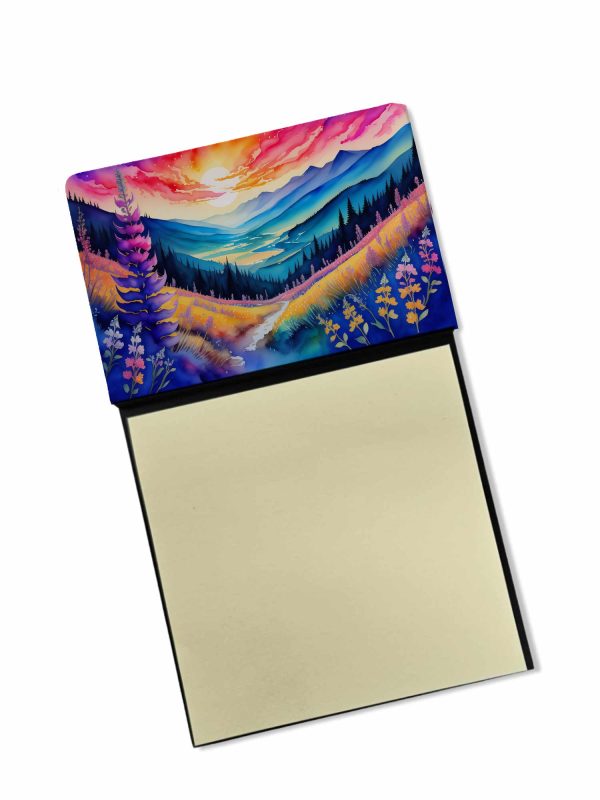 Annual Larkspur in Color Sticky Note Holder For Discount