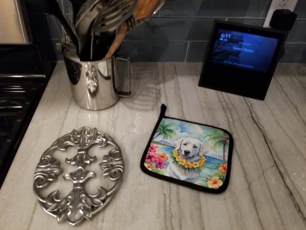Kuvasz Luau Pair of Pot Holders Discount - Image 4