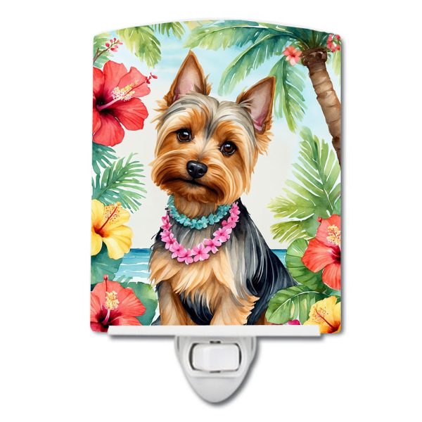 Silky Terrier Luau Ceramic Night Light Online Sale
