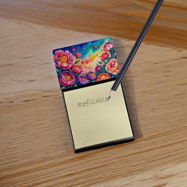 Peonies in Color Sticky Note Holder For Discount - Image 2