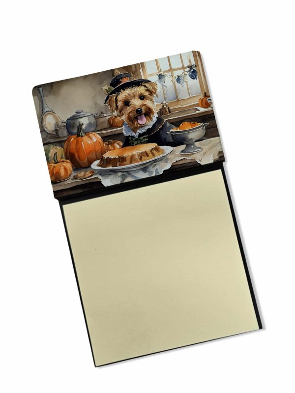 Lakeland Terrier Fall Kitchen Pumpkins Sticky Note Holder Online Sale