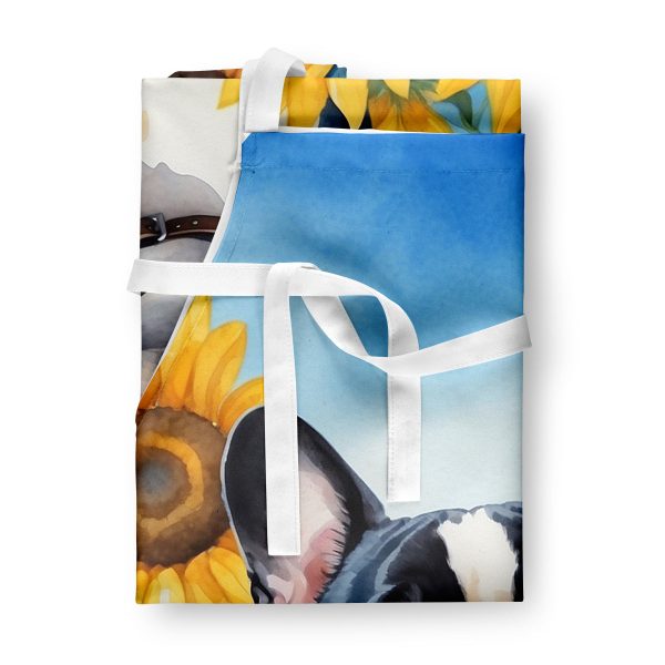 French Bulldog in Sunflowers Apron on Sale - Image 3