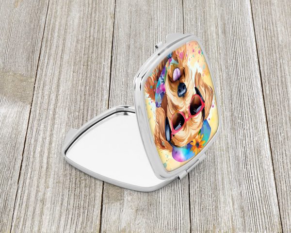 Airedale Terrier Hippie Dawg Compact Mirror Sale - Image 2
