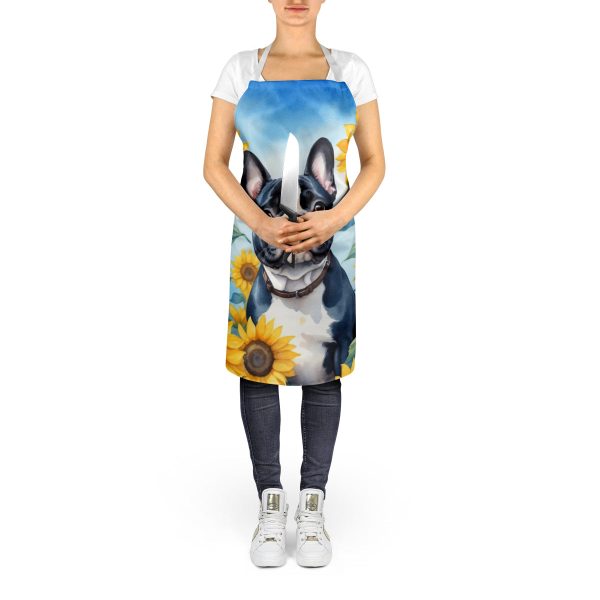 French Bulldog in Sunflowers Apron on Sale - Image 5