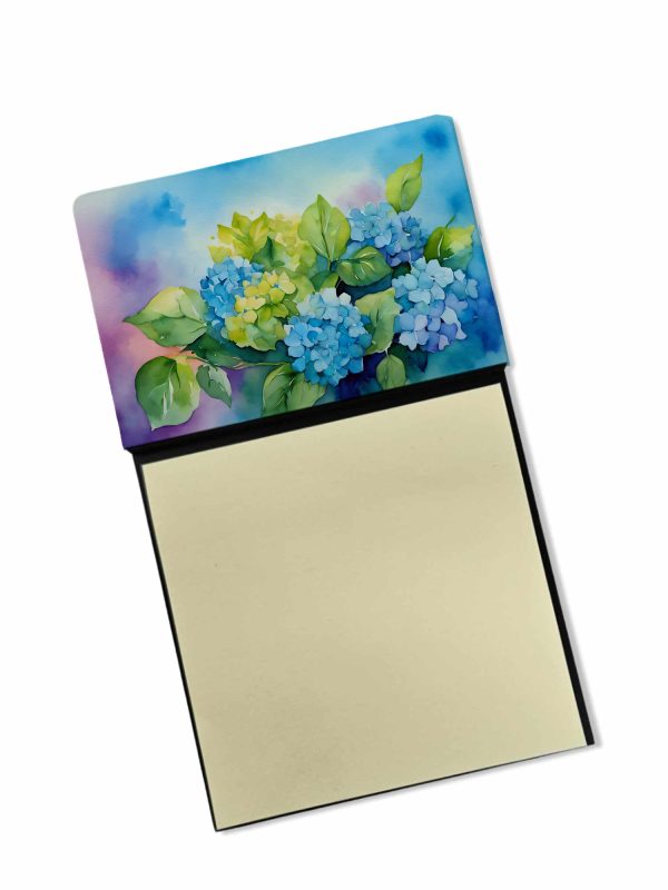 Hydrangeas in Watercolor Sticky Note Holder For Sale