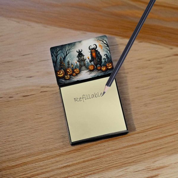 Krampus The Christmas Demon Spooky Halloween Sticky Note Holder Hot on Sale - Image 2